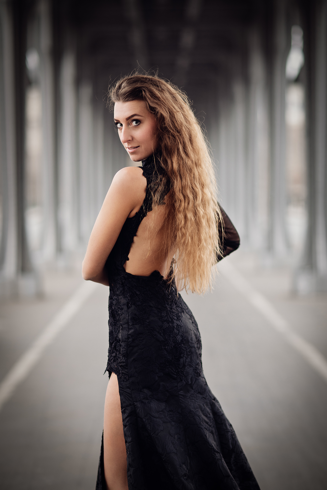 Séverine / Photo Shooting / Pont Bir-Hakeim - Paris